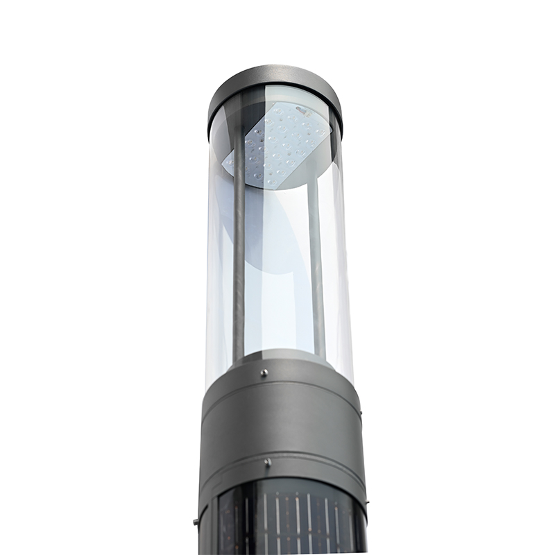 YMLED-6811 Высокоэффективный вертикальный солнечный уличный фонарь YMLED-6811 Высокоэффективный вертикальный солнечный уличный фонарь